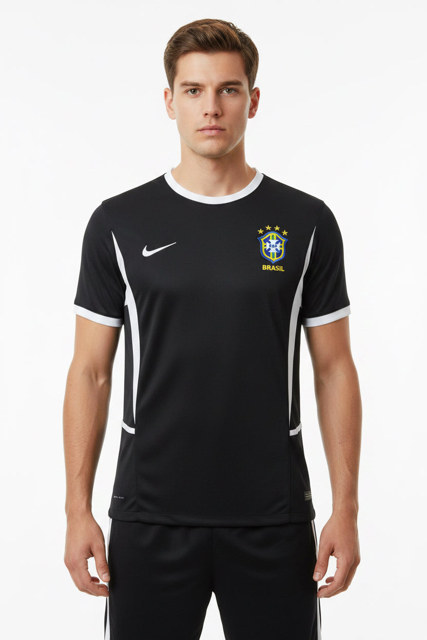 Brazil 2002 Goalkeeper Black Jersey S-XXL | album | XUE QING JERSEYS SHOP YUPOO | Store