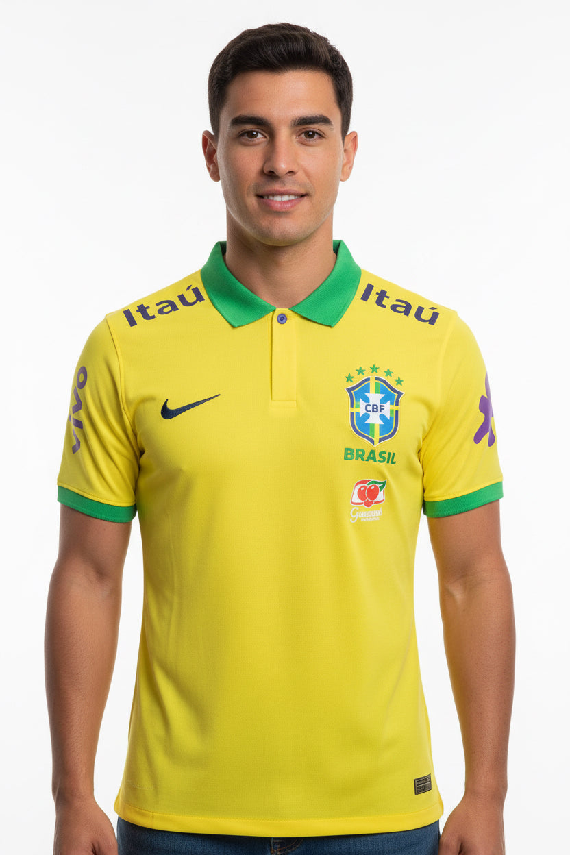 2026/27 Brazil Polo T-shirt Yellow Yupoo Soccer Jerseys S-XXL | album | High-Quality Soccer jerseys, NBA jerseys | Supplier Product Catalog