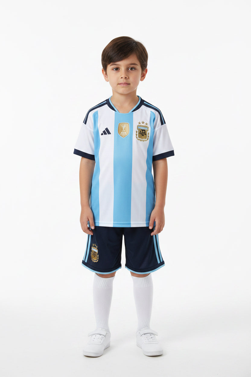 Argentina 2026 Home Kids Kit Jersey Size 16-28 | album | XUE QING JERSEYS SHOP YUPOO | Store
