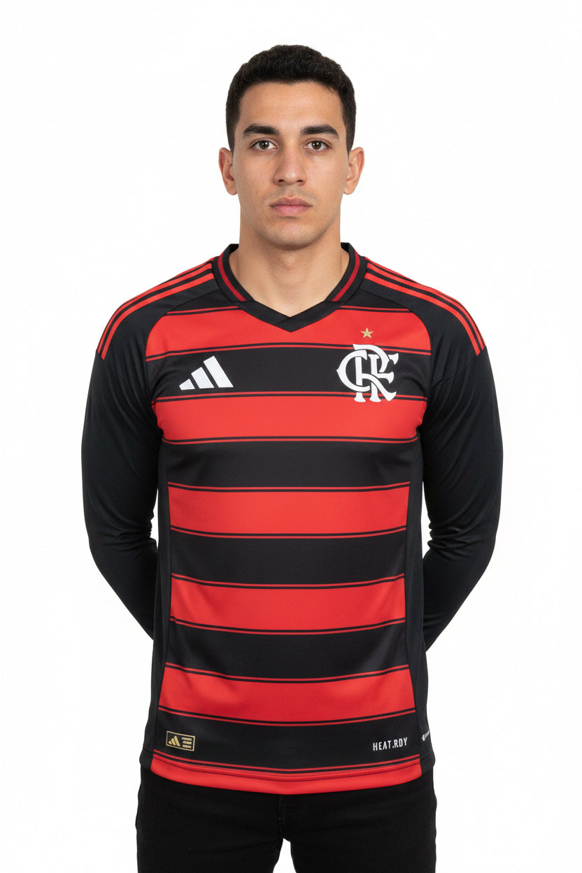25/26 Flamengo Home Long Sleeve Player Edition S-XXL | album | High-Quality Soccer jerseys, NBA jerseys | Supplier Product Catalog