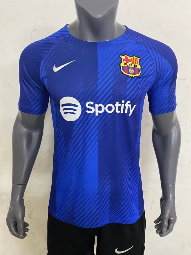 23/24 Barcelona Blue Training Clothes | album | High-Quality Soccer jerseys, NBA jerseys | Supplier Product Catalog
