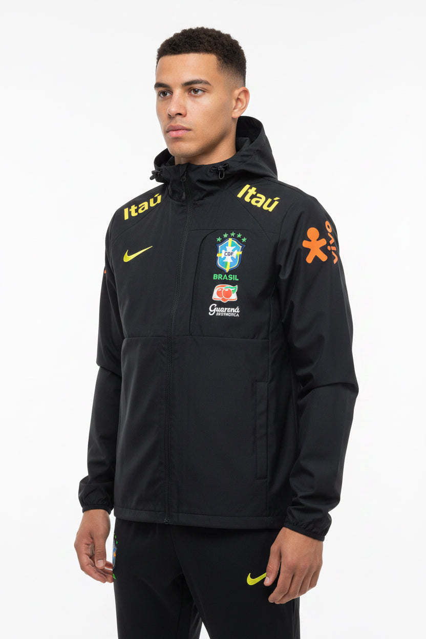 Brazil Windproof Jacket - Black S-XXL | album | XUE QING JERSEYS SHOP YUPOO | Store