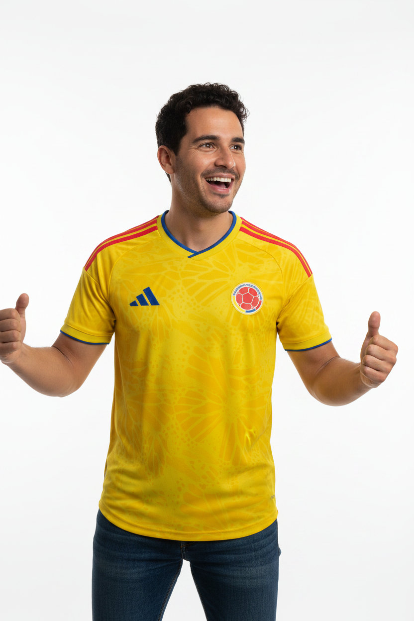 COLOMBIA HOME FAN JERSEY SHIRT 2026 WORLD CUP