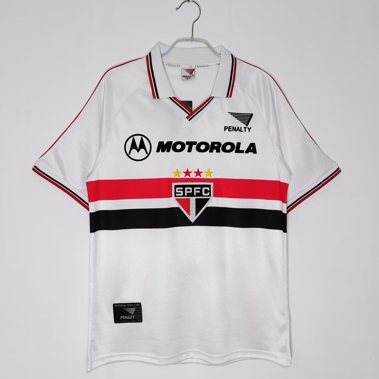 Retro 2000 Sao Paulo Home Collar Football Shirt S-XXL | album | High-Quality Soccer jerseys, NBA jerseys | Supplier Product Catalog
