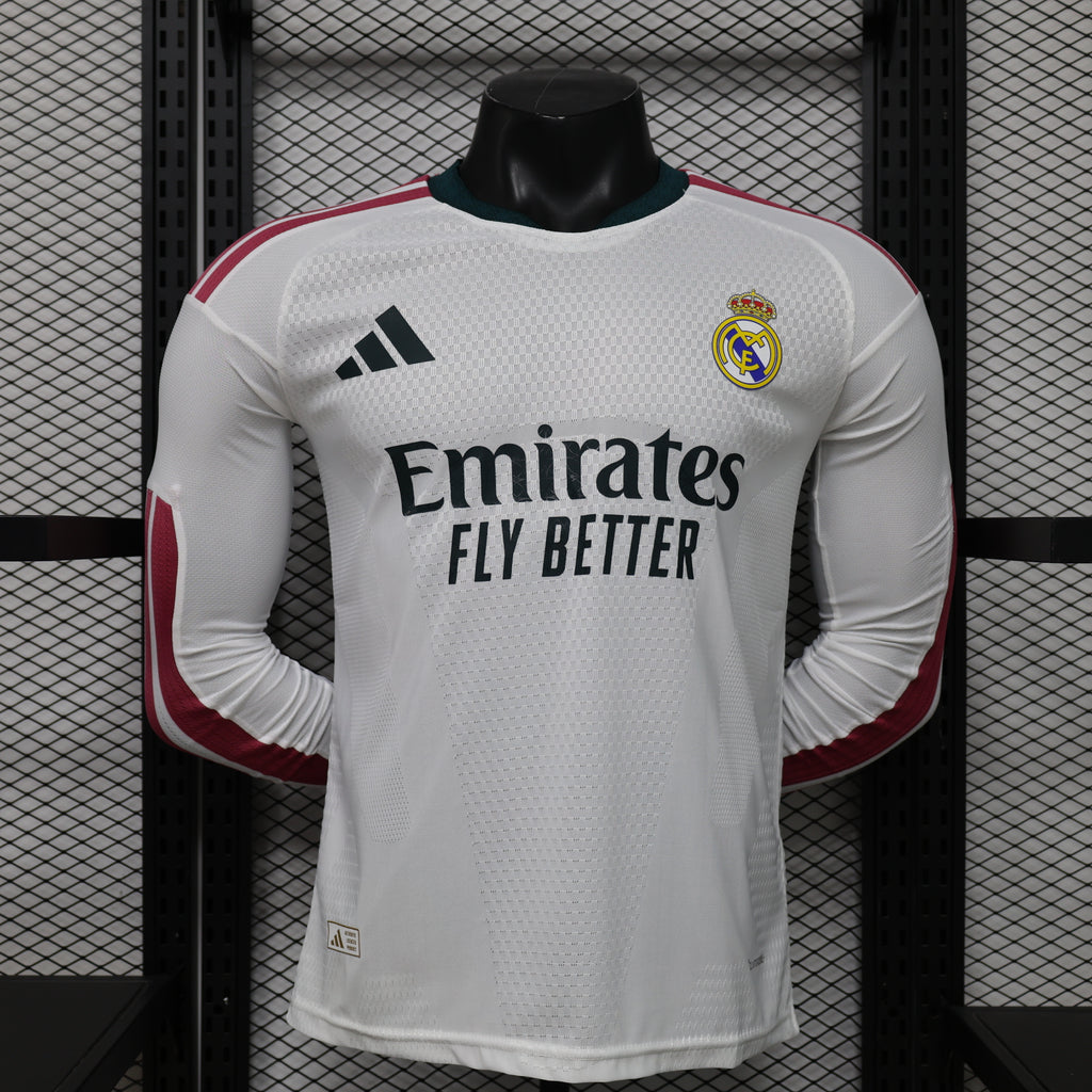 2026/27 Real Madrid home long sleeved Player Version Football jersey S-3XL | album | High-Quality Soccer jerseys, NBA jerseys | Supplier Product Catalog