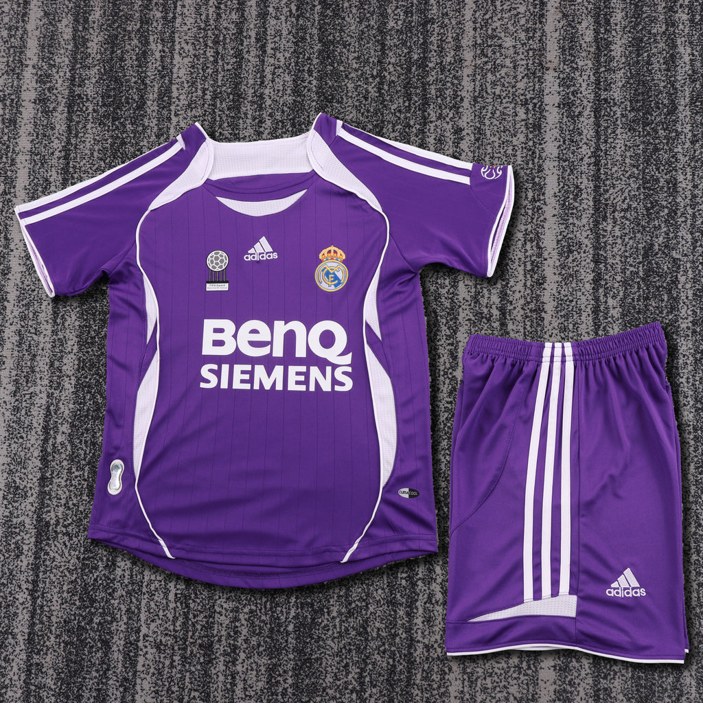 Retro Kids 2006/07 Real Madrid away&amp;amp;Size16-28 | album | High-Quality Soccer jerseys, NBA jerseys | Supplier Product Catalog