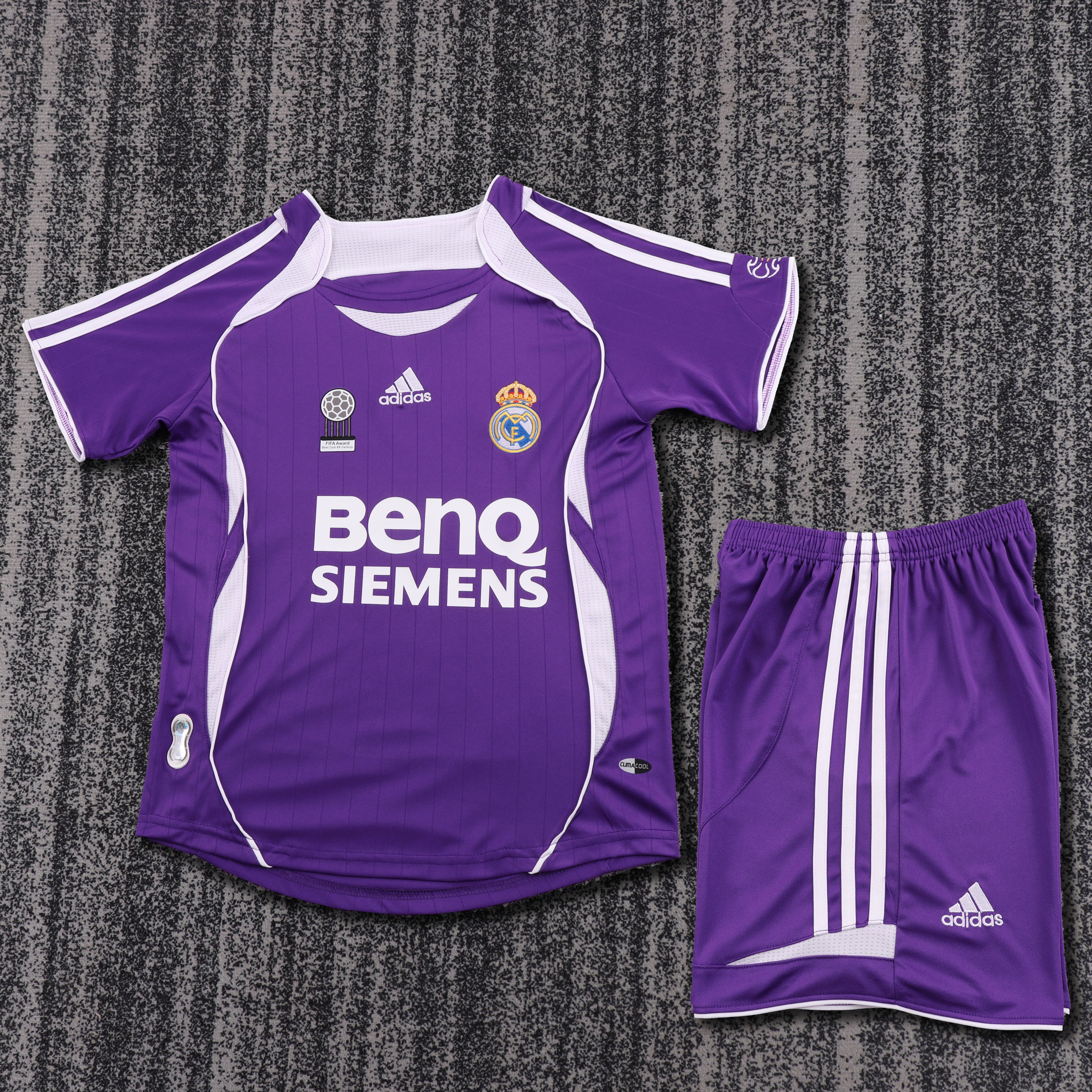 Retro Kids 2006/07 Real Madrid away&amp;amp;Size16-28 | album | High-Quality Soccer jerseys, NBA jerseys | Supplier Product Catalog