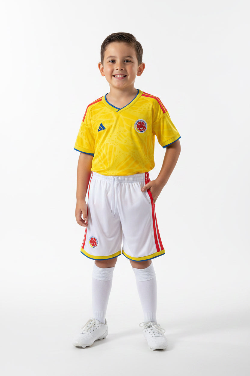 Colombia 2026 Home Kids Kit Jersey SIZE 16-28 | album | XUE QING JERSEYS SHOP YUPOO | Store