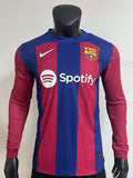 23/24 Long # Barcelona Home Player Version | album | High-Quality Soccer jerseys, NBA jerseys | Supplier Product Catalog