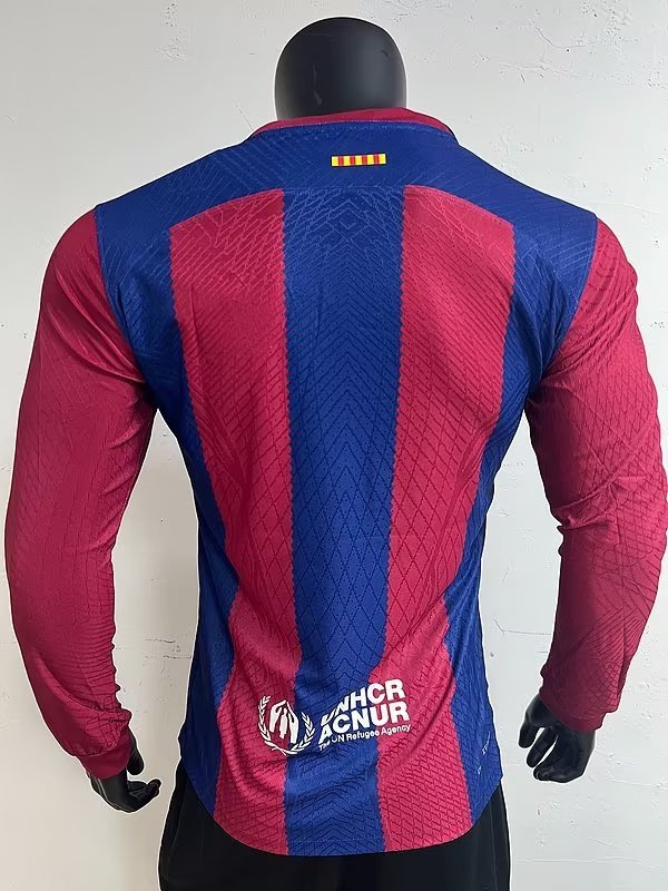 23/24 Long # Barcelona Home Player Version | album | High-Quality Soccer jerseys, NBA jerseys | Supplier Product Catalog