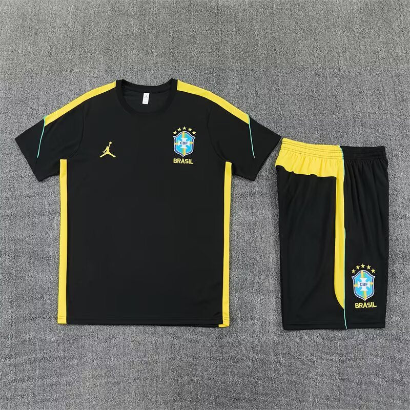 2026/27 Jordan Brazil Black with Yellow Training Suit (Adults and Kids) | album | High-Quality Soccer jerseys, NBA jerseys | Supplier Product Catalog