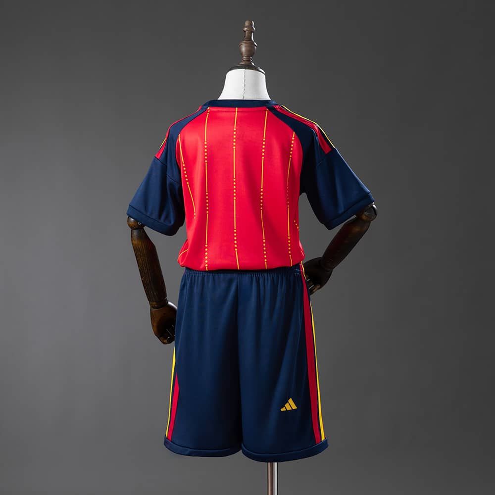 Spain 2026 Home Kids Kit Jersey Size 16-28 | album | XUE QING JERSEYS SHOP YUPOO | Store