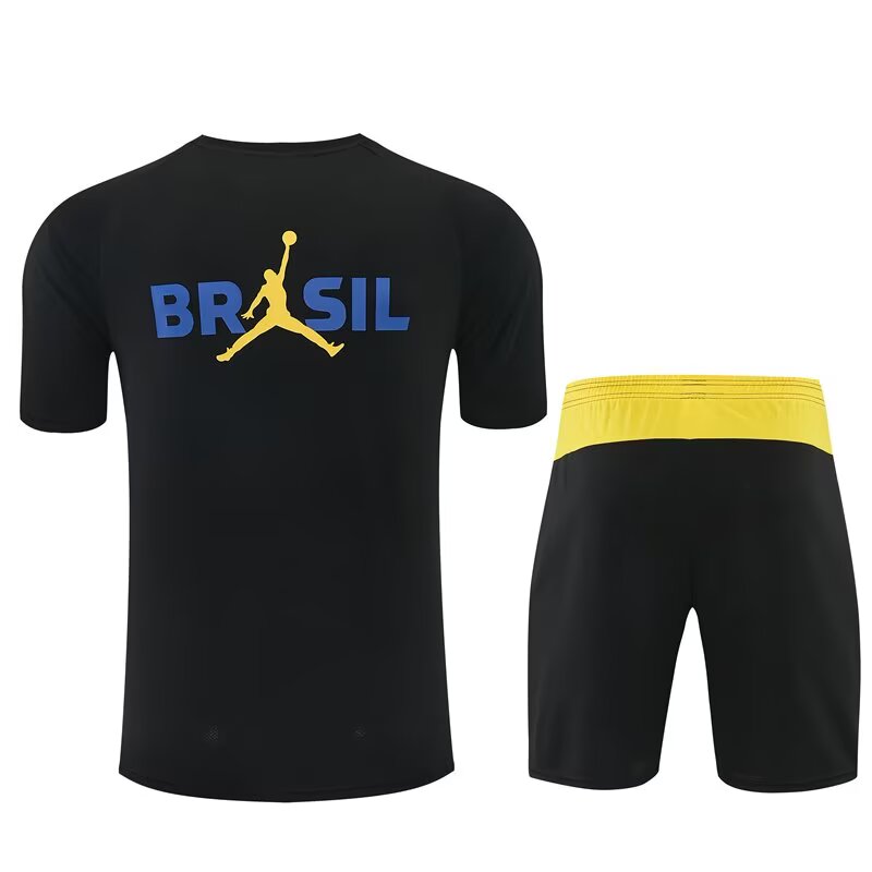 2026/27 Jordan Brazil Black with Yellow Training Suit (Adults and Kids) | album | High-Quality Soccer jerseys, NBA jerseys | Supplier Product Catalog