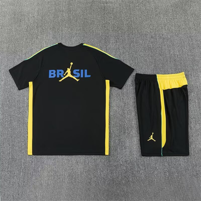 2026/27 Jordan Brazil Black with Yellow Training Suit (Adults and Kids) | album | High-Quality Soccer jerseys, NBA jerseys | Supplier Product Catalog