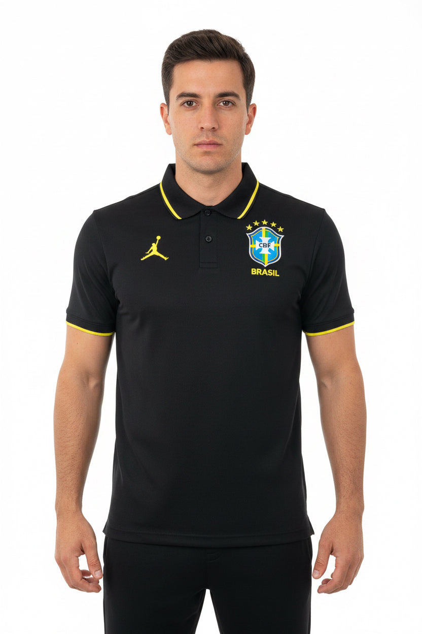 2026/27 Brazil Black Polo Shirt Soccer jersey S-XXL | album | High-Quality Soccer jerseys, NBA jerseys | Supplier Product Catalog